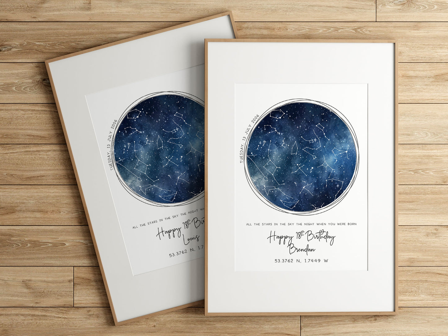 A Star Was Born Personalised Night Stars Print