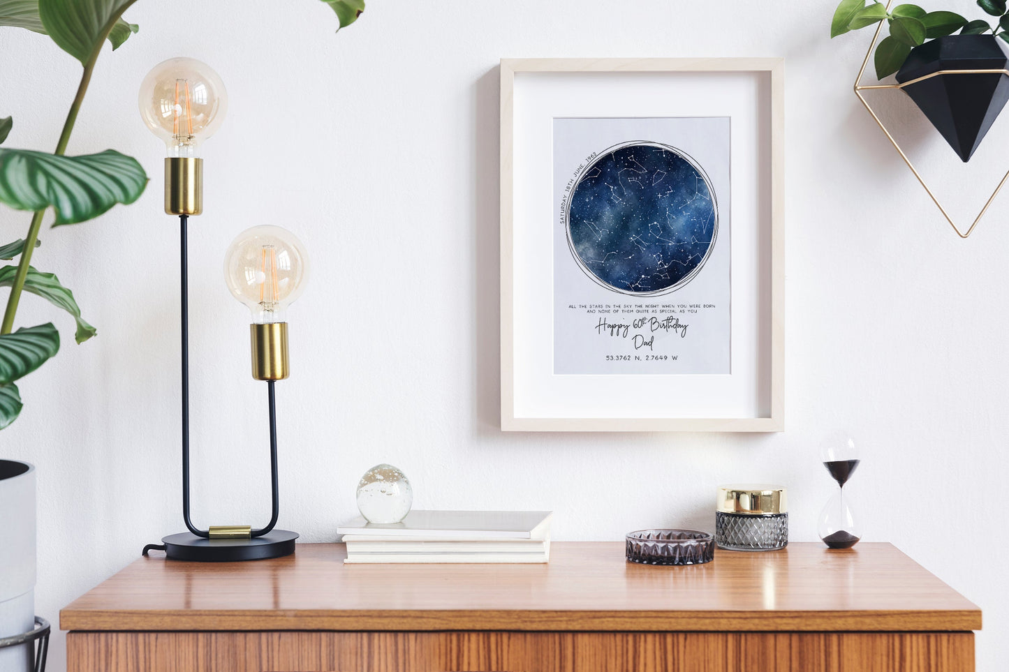 A Star Was Born Personalised Night Stars Print