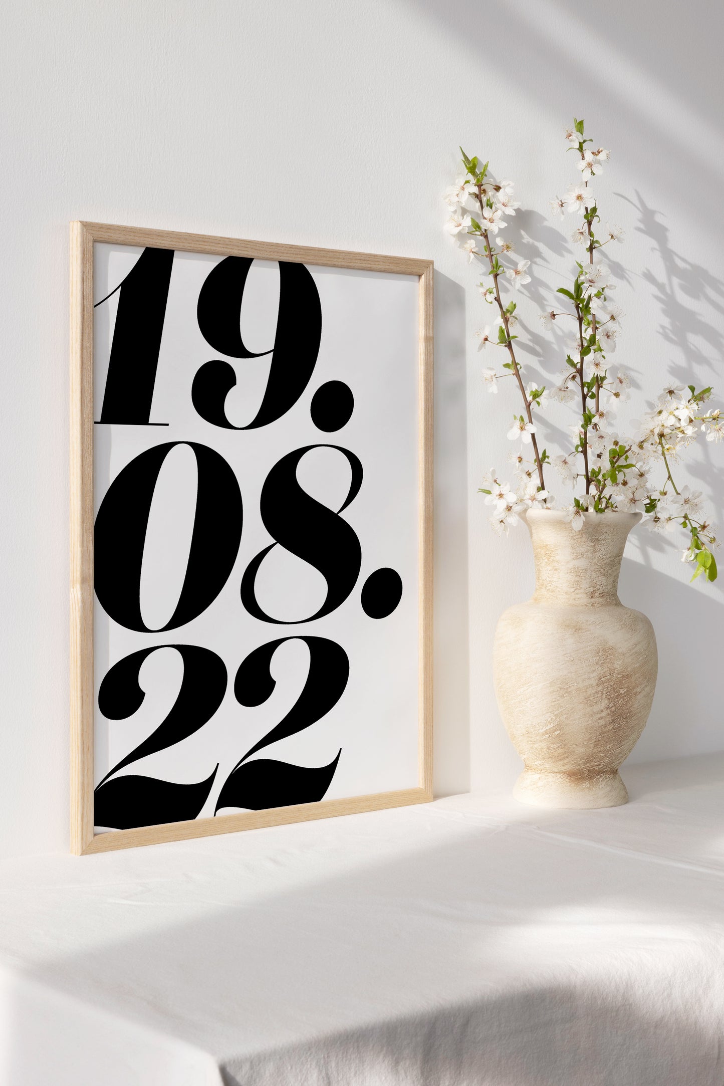 Extra Large Personalised Anniversary Date Print