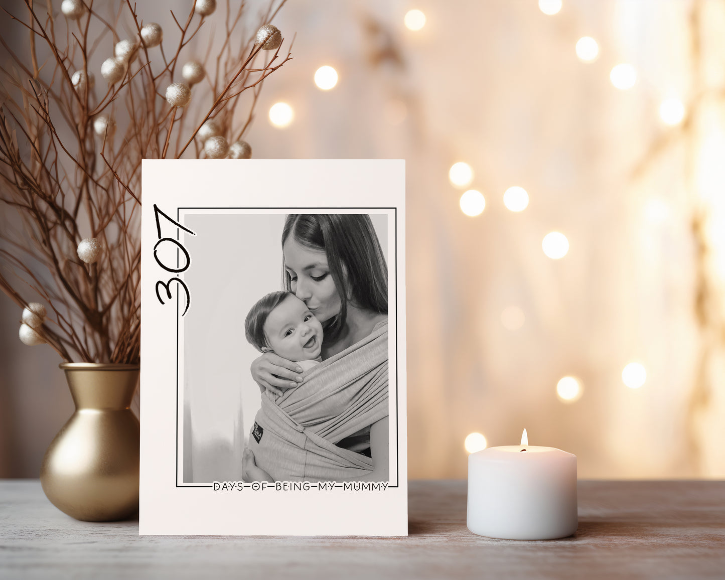 Personalised 1st Mothers Day Card, Days of Being a Mama Card