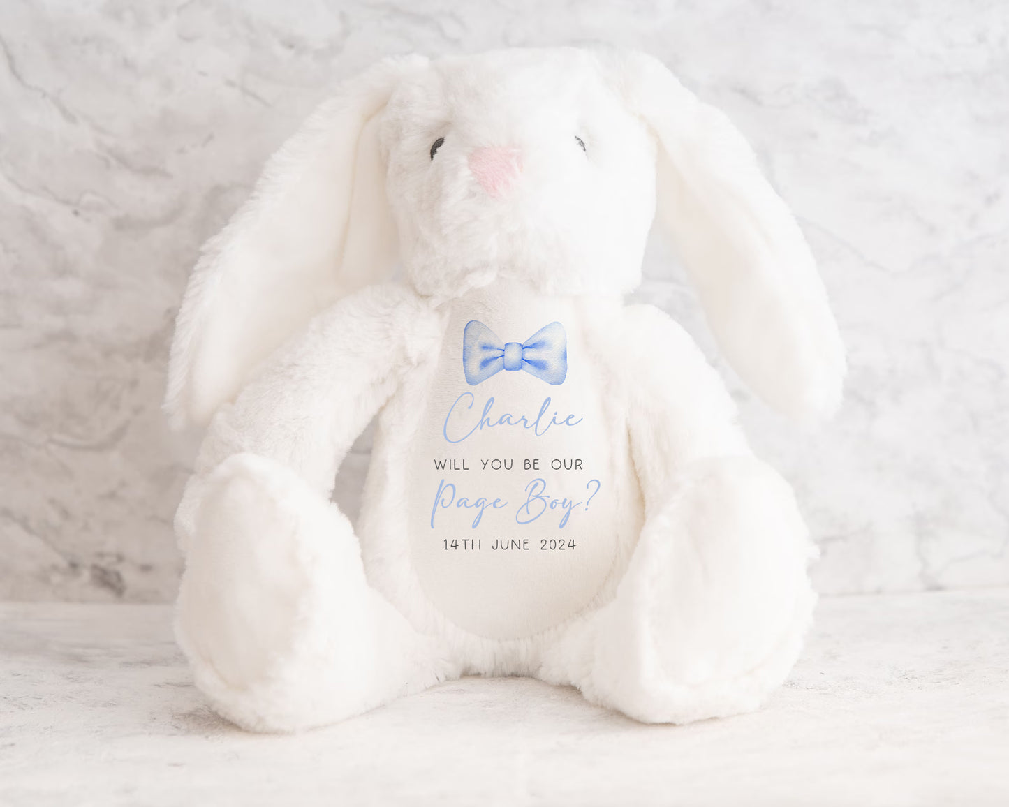 Personalised Page Boy Proposal Teddy Bear