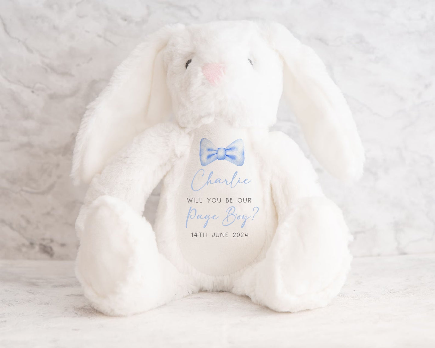 Personalised Page Boy Proposal Teddy Bear