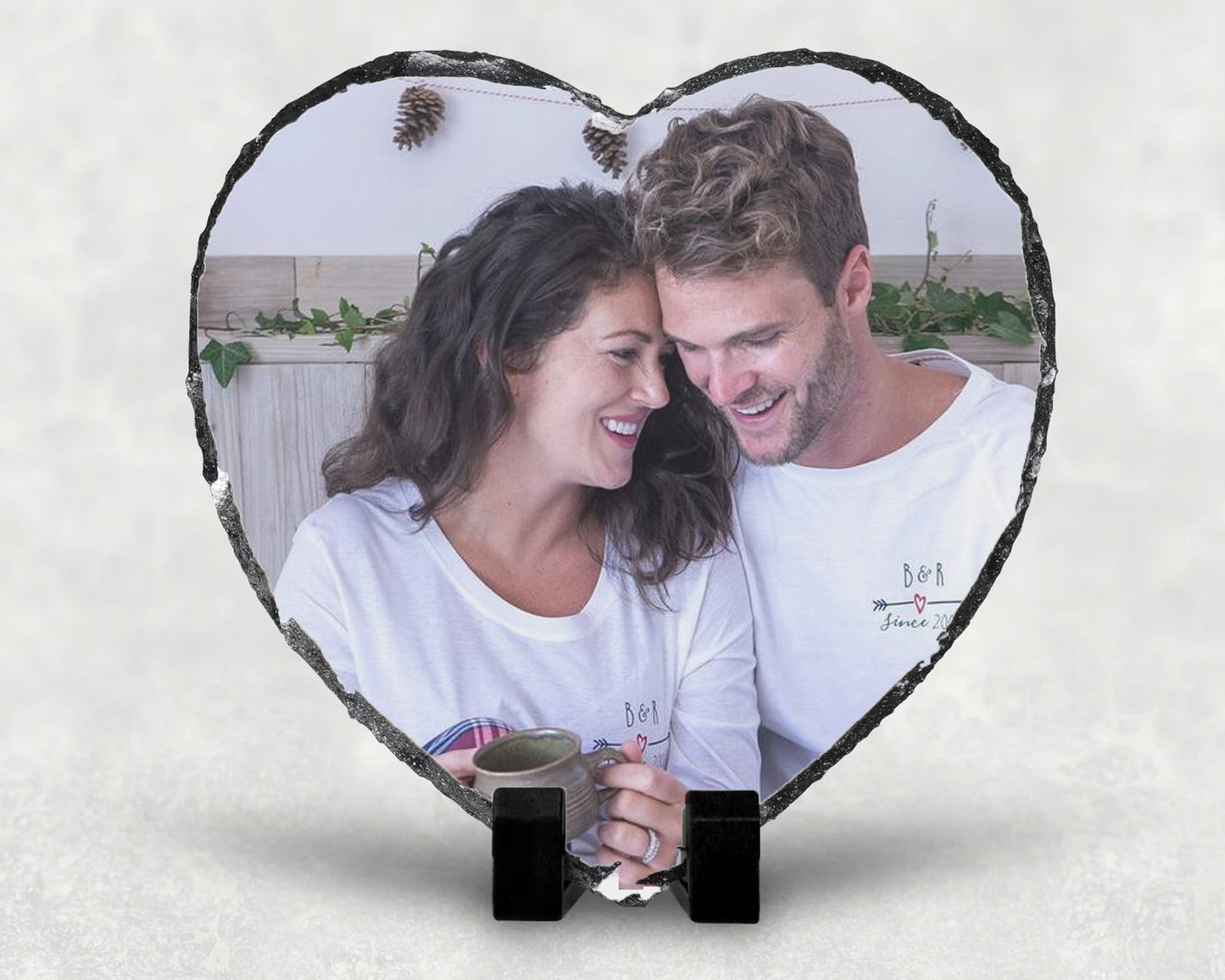 Personalised Valentines Photo Slate