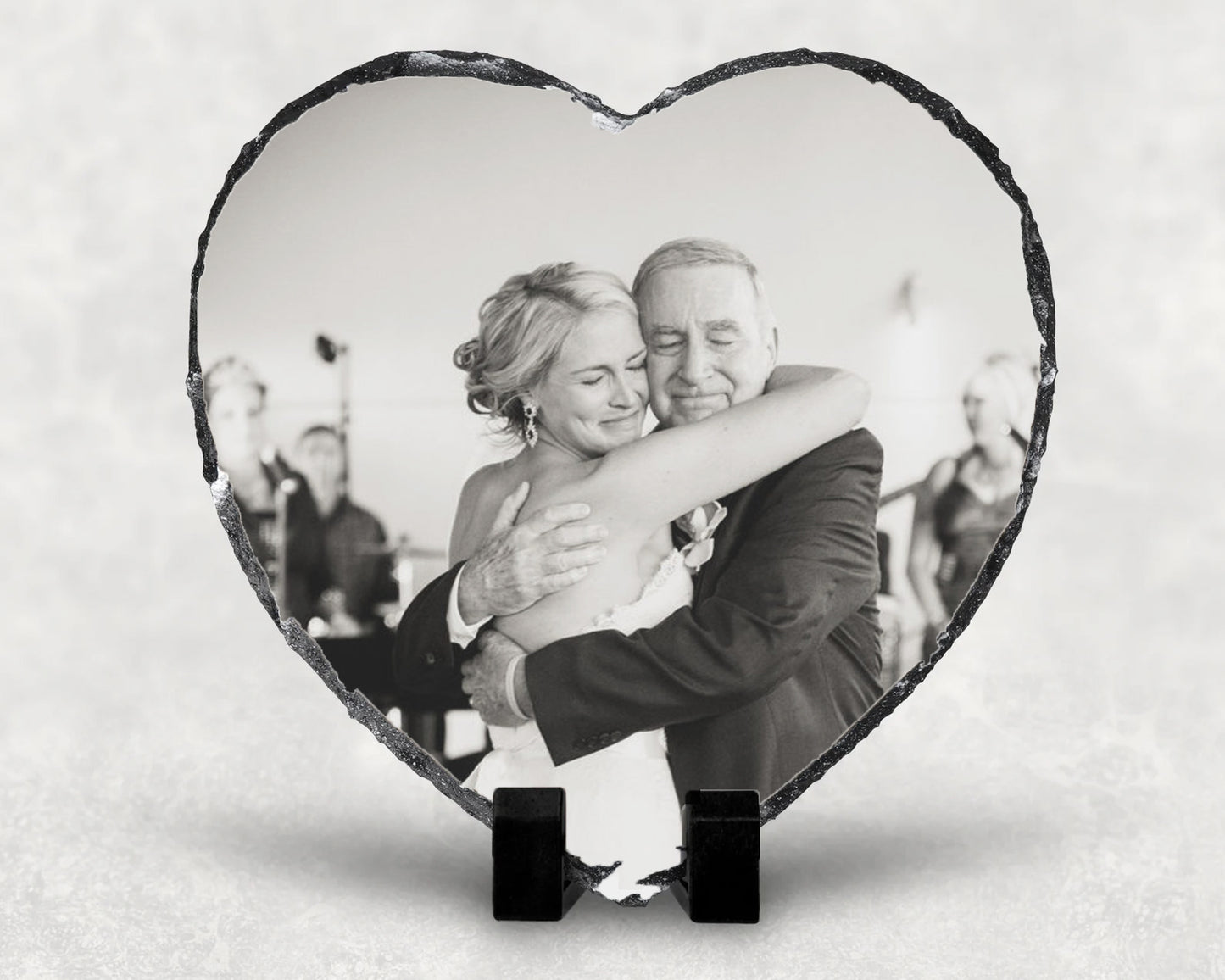 Personalised Heart Photo Slate