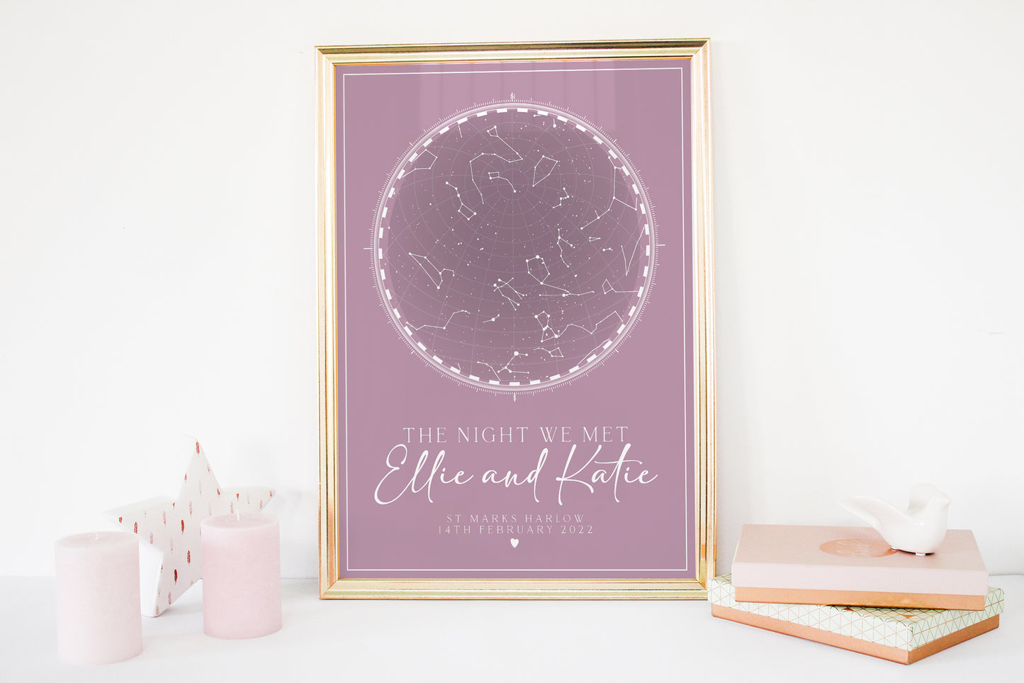 Personalised Night Stars Poster