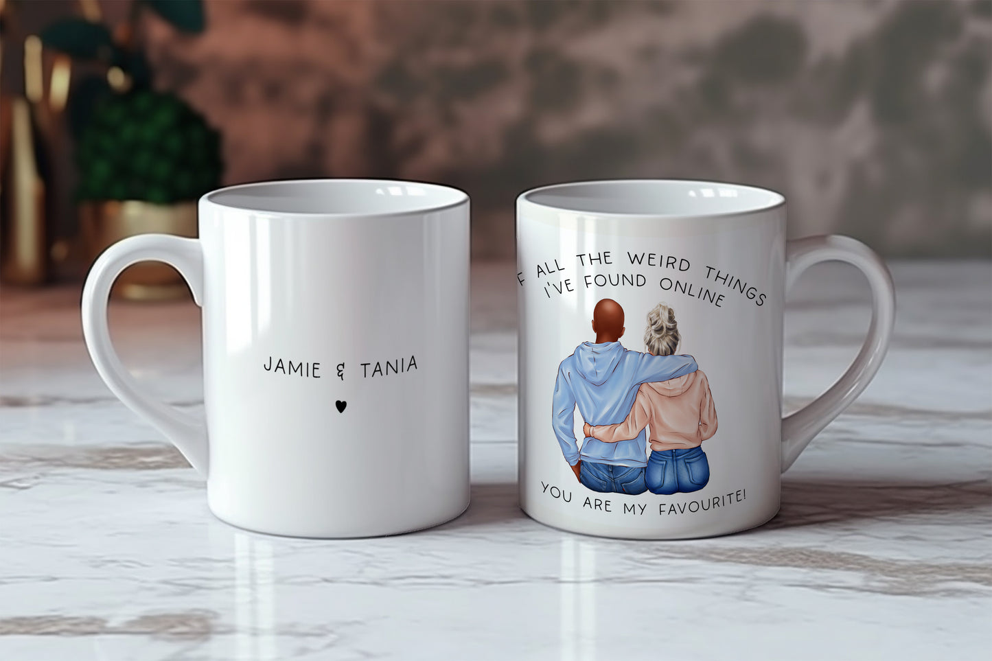 Funny Personalised Valentines Mug, Of All The Weird Things I Have Found Online