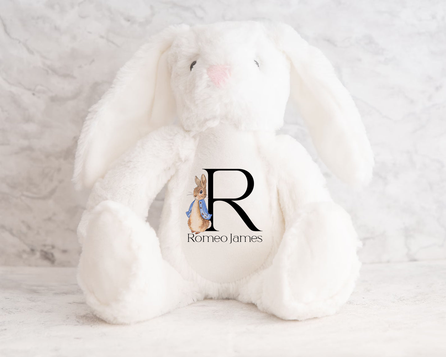 Super Soft Personalised Bunny Teddy Bear - A Cuddly Companion for Every Occasion