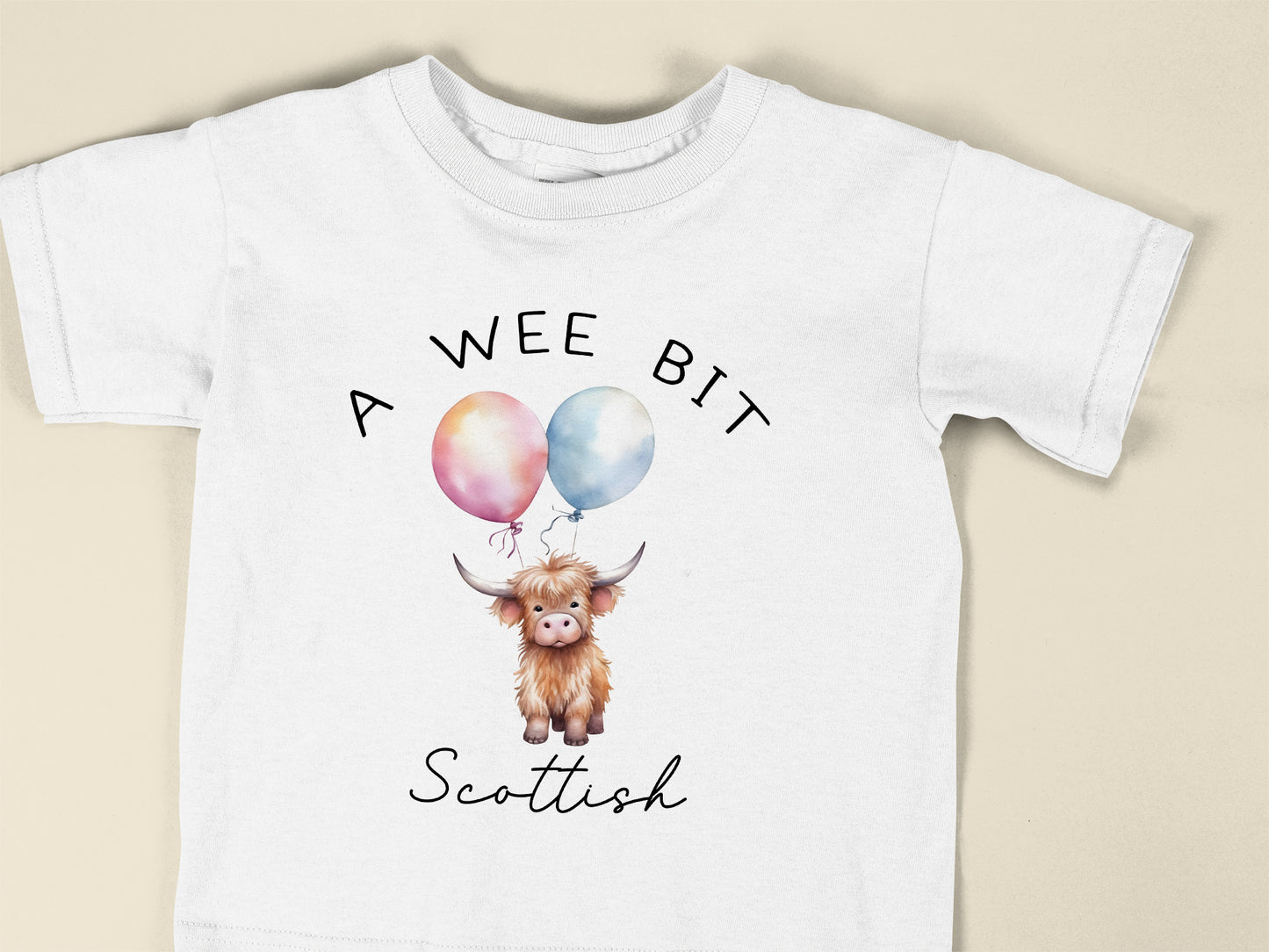 Personalised "Wee Bit Scottish" Tshirt